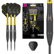 Bolide Void 05 SP Steel Tip Darts main product image showing the darts, presentation box, flights, shafts, and supplied accessories