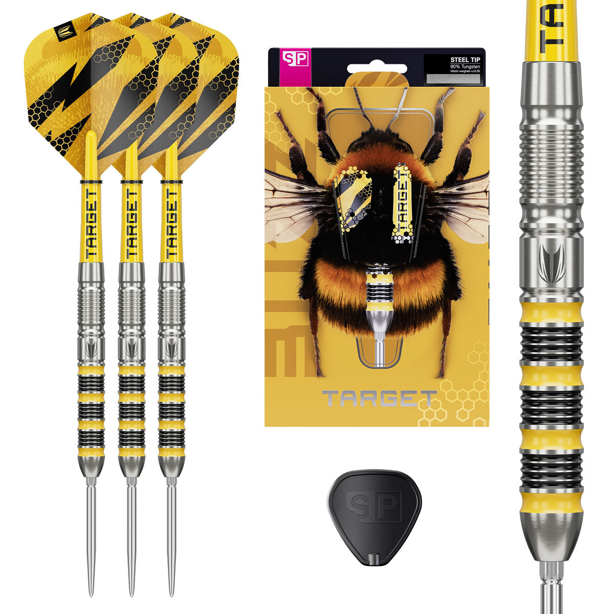 Target Buzz 01 Swiss Point 90% Tungsten Steel Tip Darts