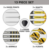 Target Buzz 02 Swiss Point 90% Tungsten Steel Tip Darts