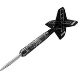 Chris Dobey 95K Steel Tip Darts close up image highlighting the barrel grip texture and precision machining detail
