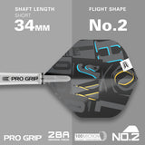 Chris Dobey G1 darts flight and shaft specifications image displaying the included setup configuration