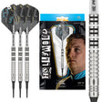 Chris Dobey G1 Soft Tip Darts main product image showing the darts, packaging, flights, shafts, and included accessories