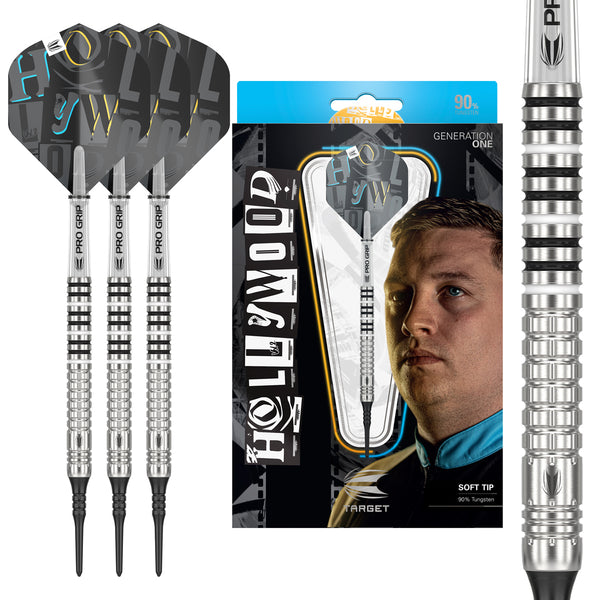 Chris Dobey G1 90% Tungsten Soft Tip Darts by Target – Double Top