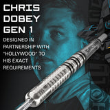 Chris Dobey G1 SP Steel Tip Darts player card image showing the collaboration with professional darts player Chris Dobey