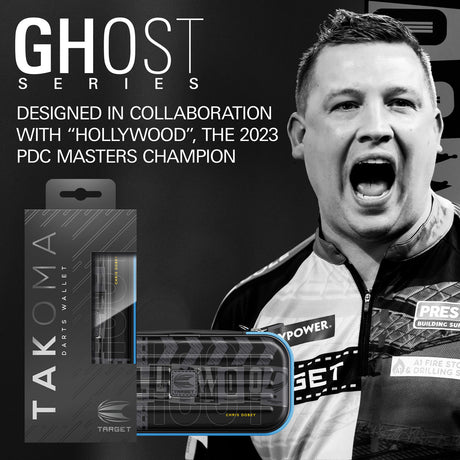 Target Chris Dobey Takoma Ghost Dart Case outer box image showing the retail packaging and branding