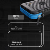 Target Chris Dobey Takoma Ghost XL Dart Case dimensions image showing product measurements and storage capacity
