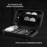 Target Chris Dobey Takoma Ghost XL Dart Case image showing the inside of the case with storage compartments and layout