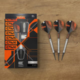 Crux 11 darts lifestyle image featuring a premium electronic darts setup and modern playing environment