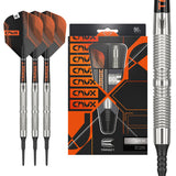 Crux 11 Soft Tip Darts main product image showing the darts, packaging, flights, shafts, and included accessories