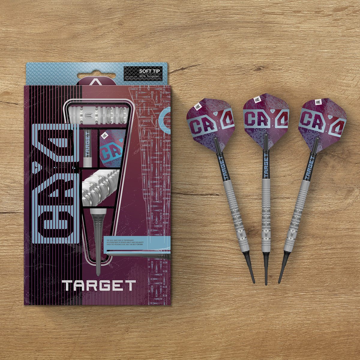 Cryo 11 darts lifestyle image featuring a premium electronic darts setup and modern playing environment