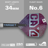 Cryo 12 darts flight and shaft specifications image displaying the included setup configuration