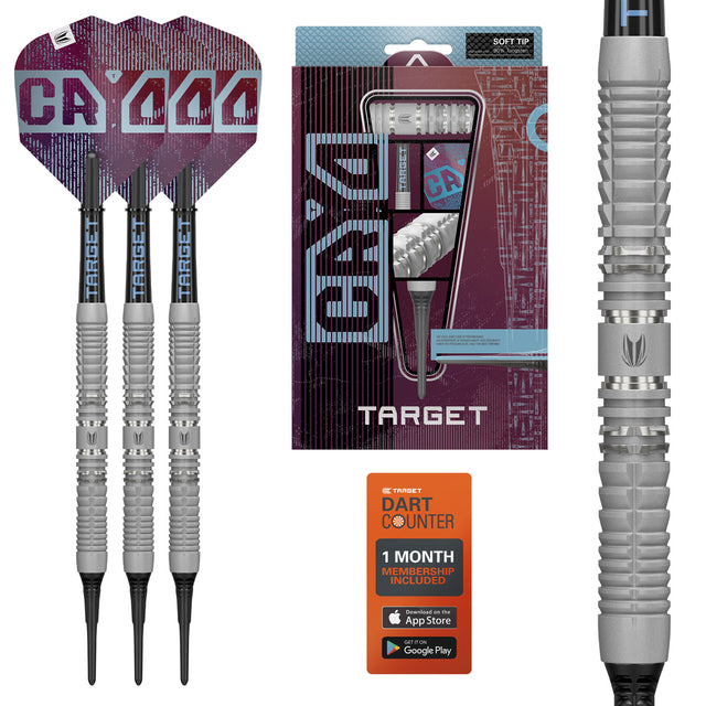 Cryo 12 Soft Tip Darts main product image showing the darts, packaging, flights, shafts, and included accessories