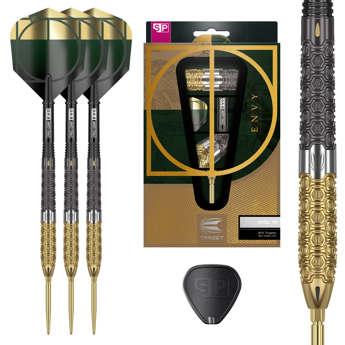 Cult Envy 02 90% Tungsten SP Steel Tip Darts by Target – Double