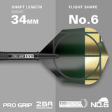 Cult Envy 03 darts flight and shaft specifications image displaying the included setup configuration