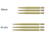 Target Diamond Cut Gold Golden Replacement Dart Points main product image showing the dart points