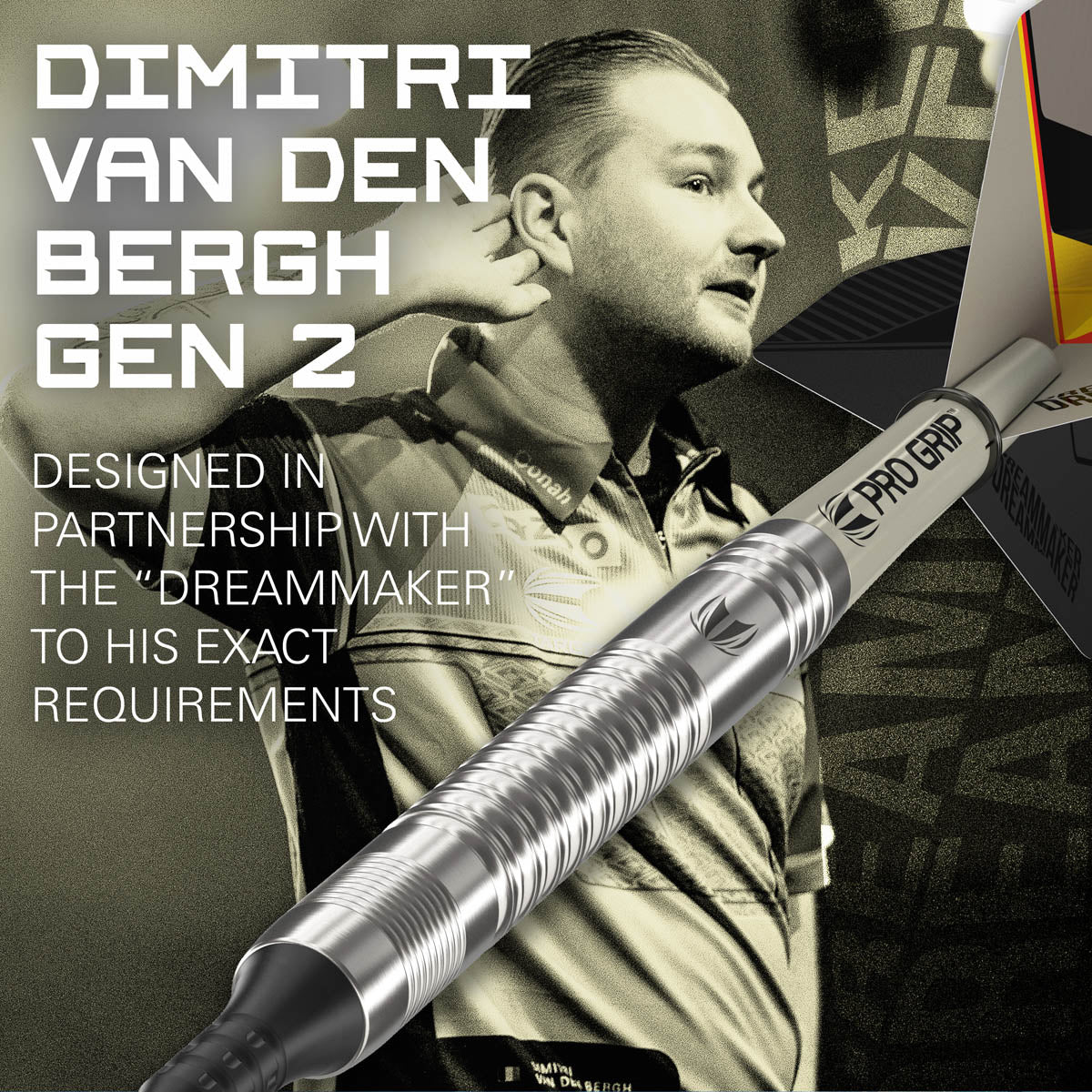 Dimitri Van den Bergh G2 player branding image featuring signature styling and premium Target performance design