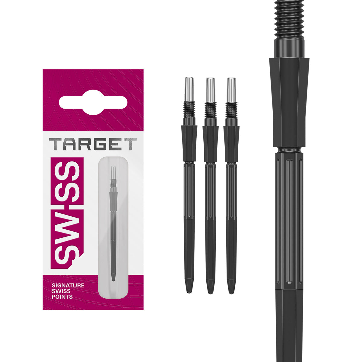 Target Elysian Archetype 43 Swiss Points Black main product image showing the Swiss Points
