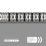 EXO 10 barrel specifications image displaying the grip profile