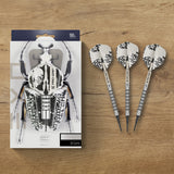 EXO 10 darts lifestyle image featuring a premium electronic darts setup and modern playing environment