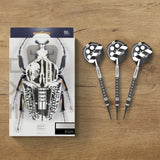 EXO 11 darts lifestyle image featuring a premium electronic darts setup and modern playing environment