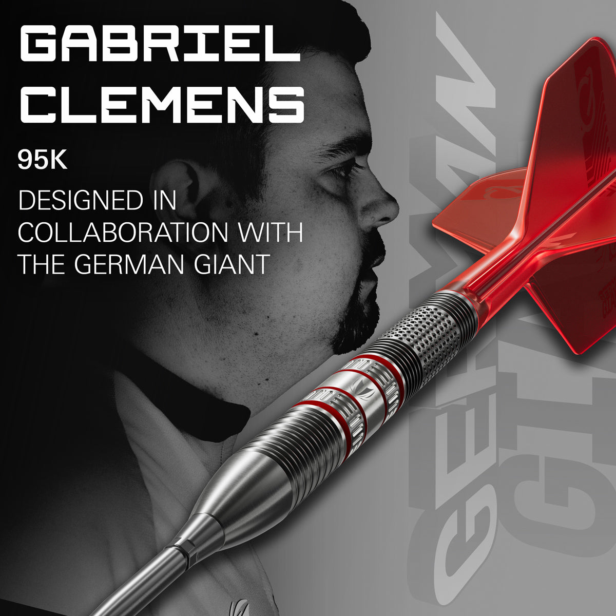 Gabriel Clemens 95K player branding image featuring signature styling and premium Target performance design