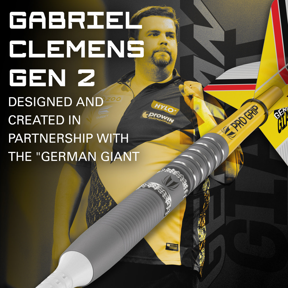 Gabriel Clemens G2 player branding image featuring signature styling and modern Target performance design