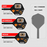 Diagram comparing the No.2 and No.6 K Flex flight shapes