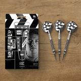 Hollywood Action darts lifestyle image featuring a premium electronic darts setup and modern playing environment