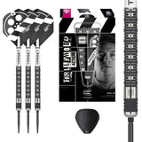 Hollywood Action SP Steel Tip Darts main product image showing the darts, packaging, flights, shafts, and included accessories