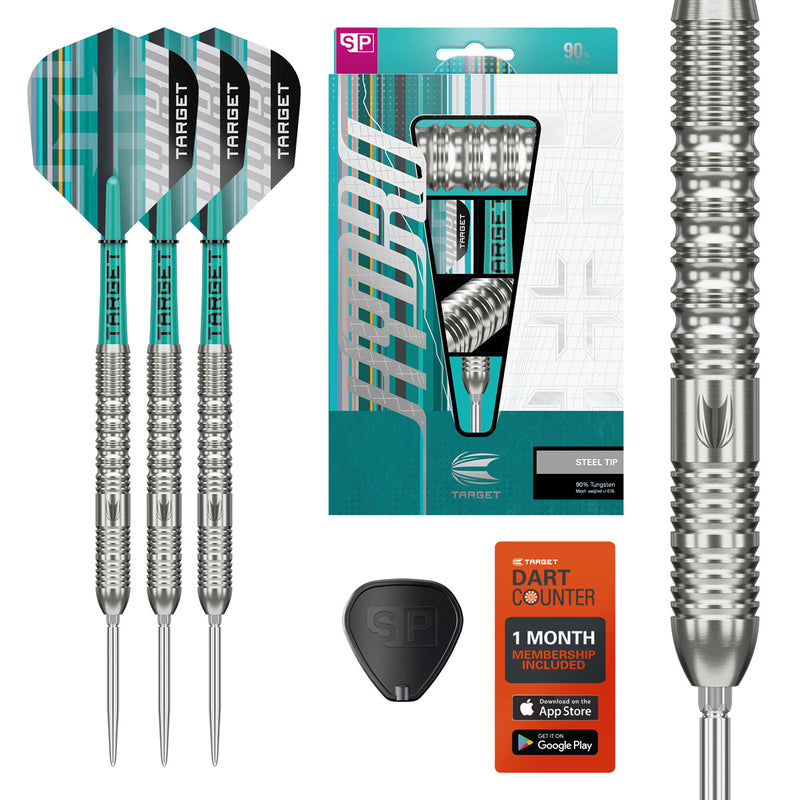 Target Hydro 01 Swiss Point steel-tip darts