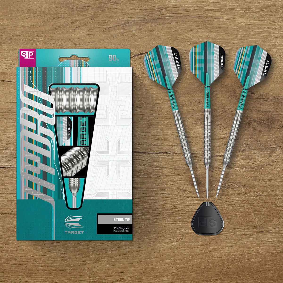 Target Hydro 03 darts lifestyle image featuring a premium darts setup and modern playing environment