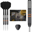 Black Marque Morpheus G2 Swiss Point Steel Tip Darts main product image showing the darts, packaging, flights, shafts, and included accessories