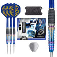 Target Japan Haruki Muramatsu Rising Sun G10 Swiss Point Steel Tip Darts main product image showing the darts, packaging, flights, shafts, and included accessories