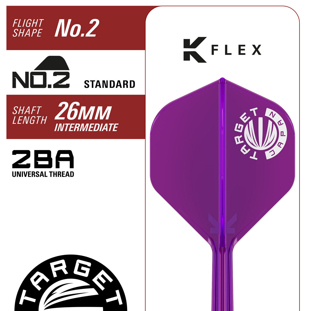 Target Japan Kasumi Sato Endeavour G3 Swiss Point Steel Tip Darts image displaying the included flight and shaft configuration