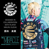 Mikuru Suzuki player branding image featuring The Miracle G7.5 darts collection