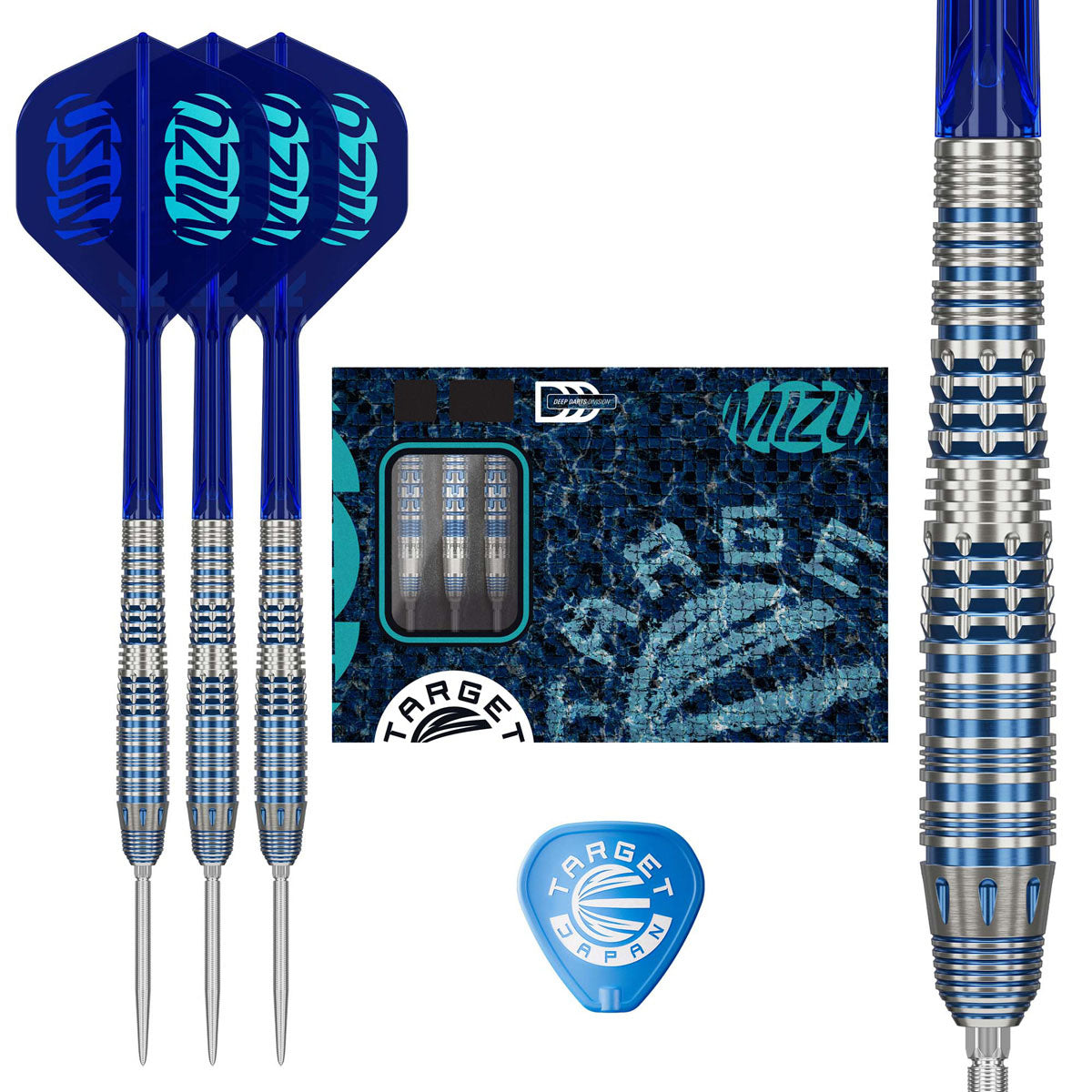 Target Japan Mizu 03 90% Tungsten SP Steel Tip Darts – Double Top