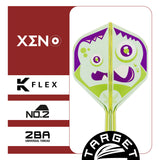 Close up view of the Motomu Sakai Xeno No.2 K Flex flight profile and construction