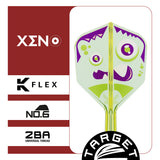 Close up view of the Motomu Sakai Xeno No.6 K Flex flight profile and construction