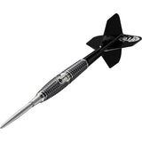 Target Japan Paul Lim The Legend Gen 9 Swiss Point Steel Tip Darts close up image highlighting the barrel grip texture, coating, machining, and design details