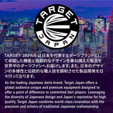 Target Japan brand information and K Flex technology overview featuring the Paul Lim The Legend range