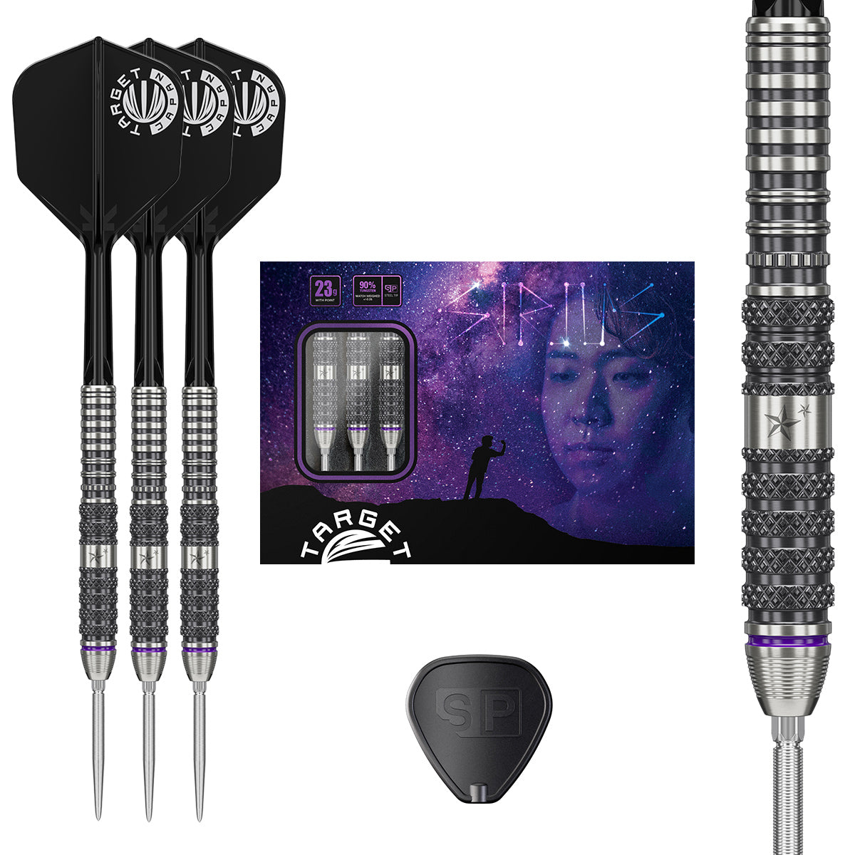 ダーツ TARGET PRIME SERIES SIRIUS G3 90% 19G Prime Series Sirius G3 90% Tungsten SP Steel Tip Darts by Target