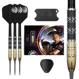 Target Japan Pyro G11 Swiss Point Steel Tip Darts main product image showing the darts, packaging, flights, shafts, and included accessories