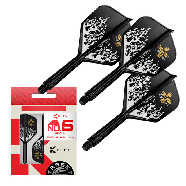 Image of the Target Japan Pyro G2 No.6 K Flex displayed for retail sale with product packaging