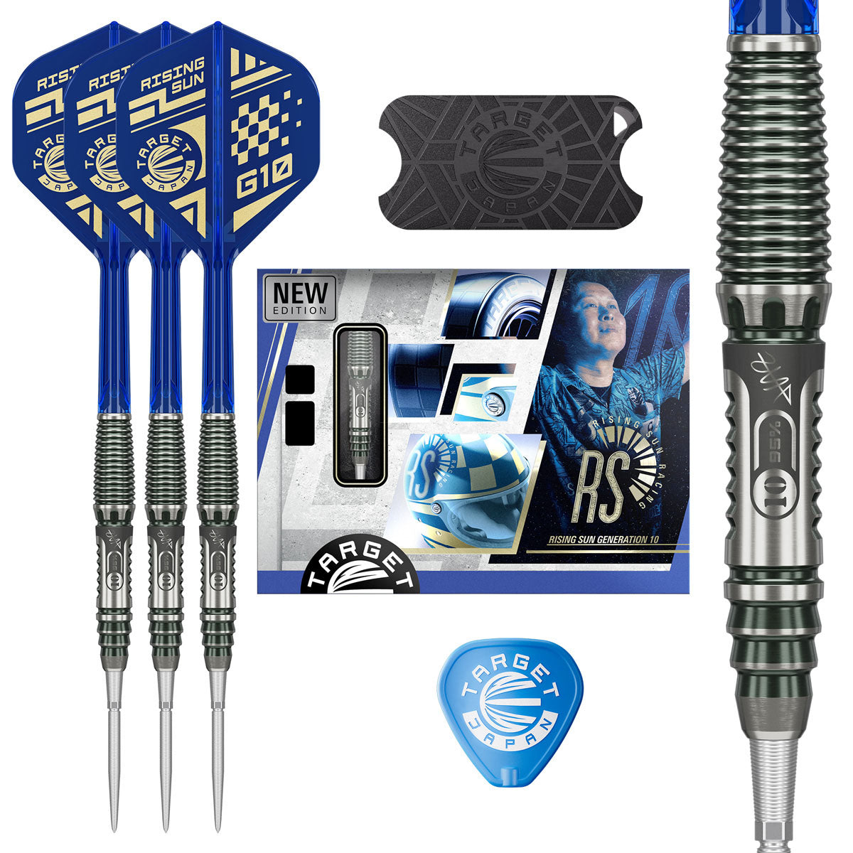 Target Japan Haruki Muramatsu Rising Sun G10.5 Swiss Point 95% Tungsten Steel Tip Darts