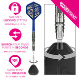 Target Japan Haruki Muramatsu Rising Sun G10.5 Swiss Point 95% Tungsten Steel Tip Darts