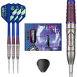Target Japan Rising Sun G9 Smooth Swiss Point Steel Tip Darts main product image showing the darts, packaging, flights, shafts, and included accessories