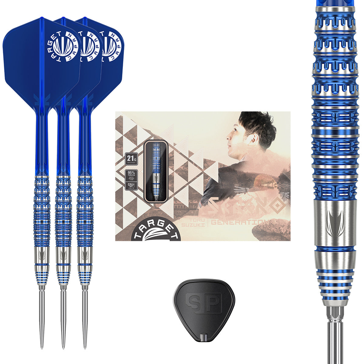 Sereno G1 95% Tungsten SP Steel Tip Darts by Target Japan – Double
