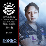 Target Japan Sereno G2 range branding image featuring the Sereno darts collection