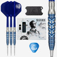 Image of the Sereno G3 Swiss Point Darts displayed for retail sale with product packaging