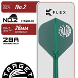Target Japan Prime Series Ching Ho Tung Zenith G2.5 Swiss Point 90% Tungsten Steel Tip Darts